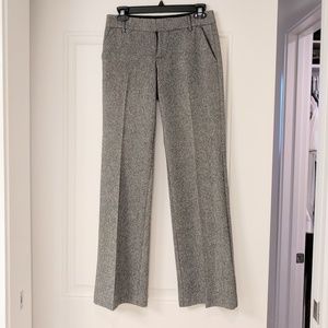 Old Navy Black and White Tweed Trousers, size 0